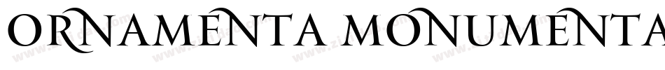 Ornamenta Monumenta字体转换